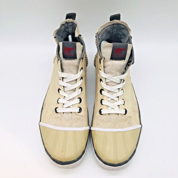 Sorel Sentry Chukka Canvas Rubber Toe Sneaker Men's 12 Lace Up Hi Top Boot Shoes - Picture 5 of 13